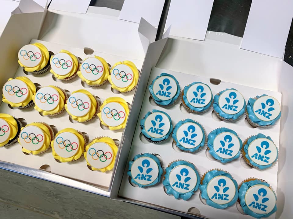 Corporate edible image cuppies