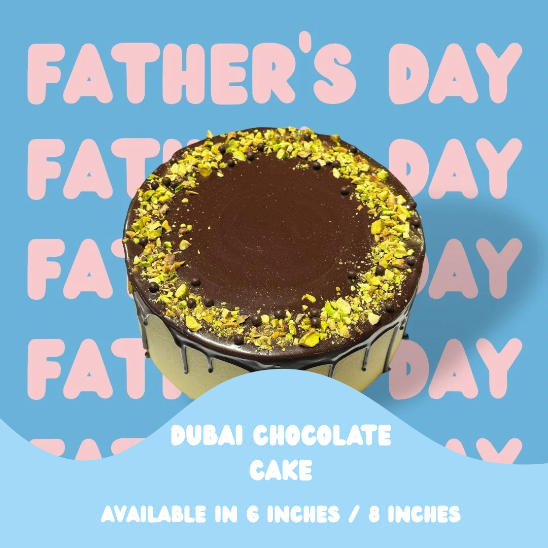 Father’s day Dubai chocolate cake