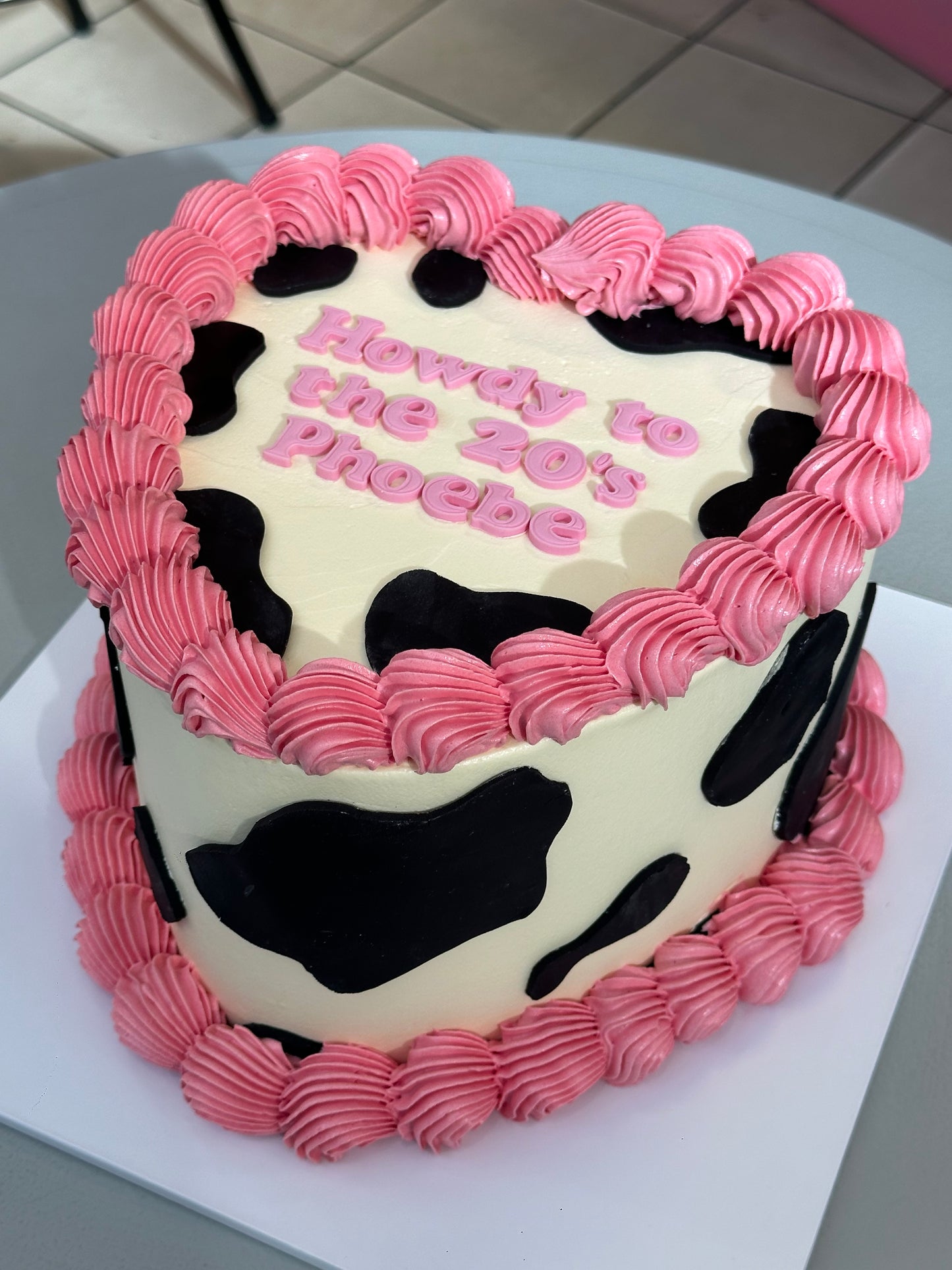 heart vintage cake #13