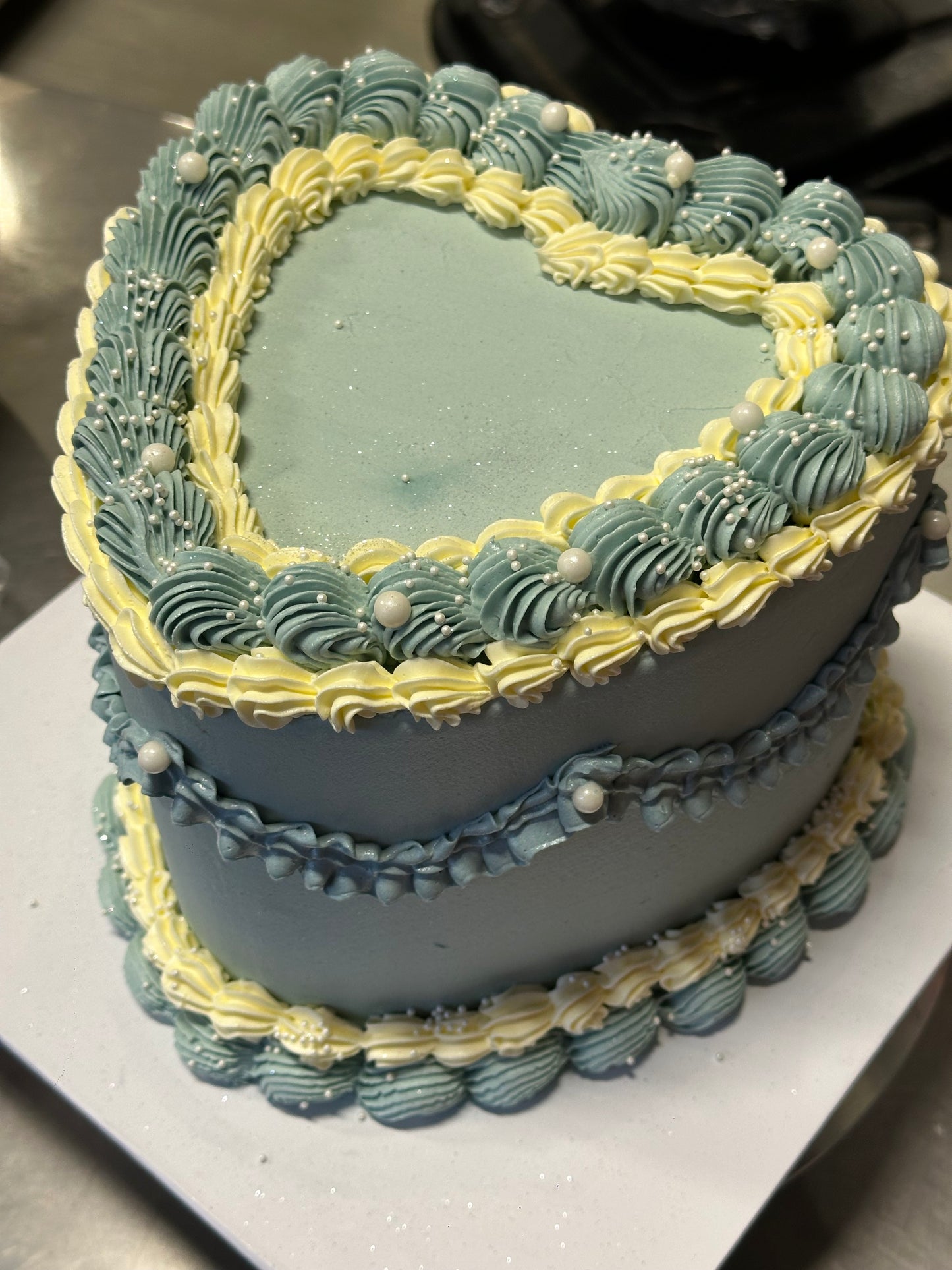heart vintage cake #14