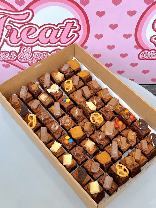 Bite size mixed brownie box