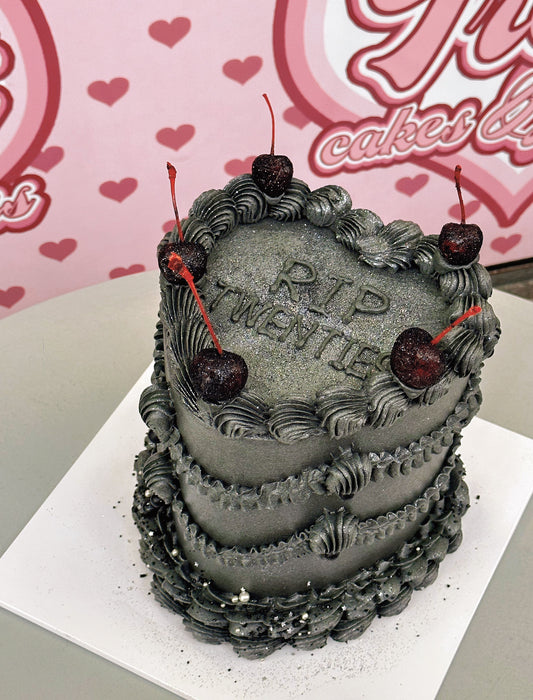 heart vintage cake #11