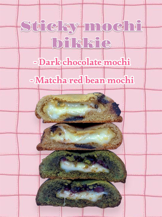 Sticky Mochi Stuffed Bikkie